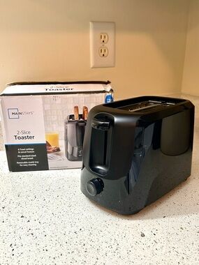 Mainstays Black 2-Slice Toaster (PREOWNED)
